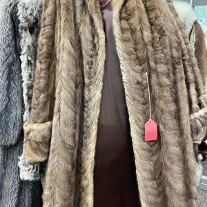 Mink Full Length Coat Vintage Luxury